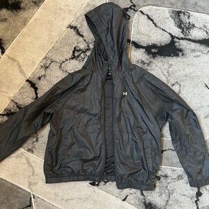 Under Armour Black Windbreaker Jacket